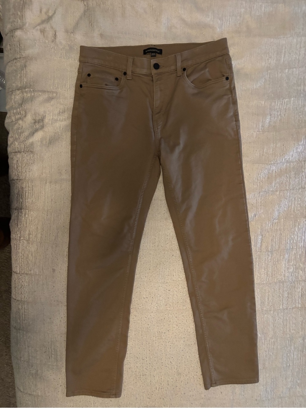 Banana Republic Khaki Slim Stretch Pants